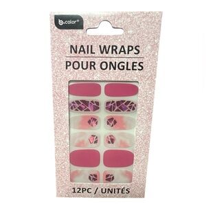 FREE WITH PURCHASE NEW b.color Nail Wraps 
self Adhesive Nail Strips